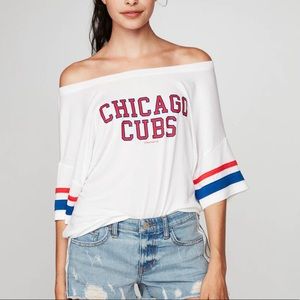 NEW-Chicago Cubs Express Women's Dolman T-Shirt.